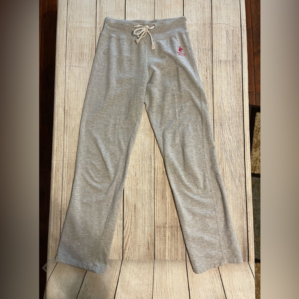 Gray Drawstring Pants - image 1